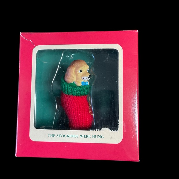 Heirloom Collectibles Other - 1990 Heirloom Collection “The Stockings Were Hung” ornament.